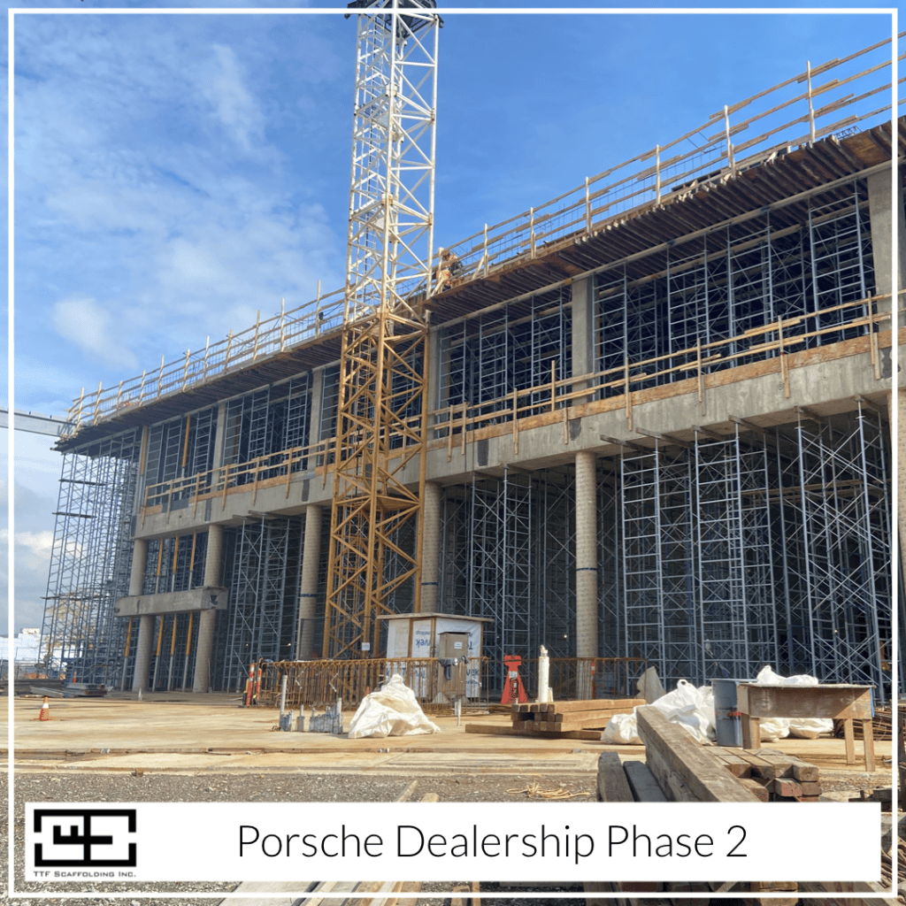Scaffolding and shoring project in Vancouver by TTF Scaffolding — project photo 2