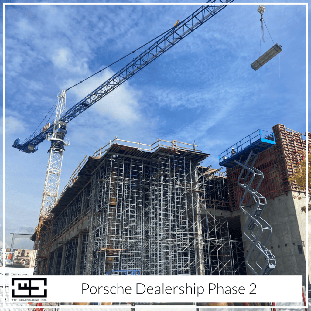 Scaffolding and shoring project in Vancouver by TTF Scaffolding — project photo 1